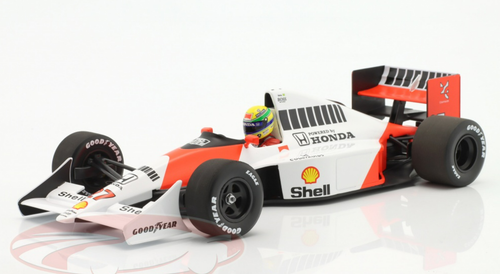 1/18 Minichamps 1990 Ayrton Senna McLaren MP4/5B #27 Formula