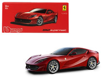 1/43 Bburago Ferrari 812 Superfast Red Signature Series Diecast Car Model