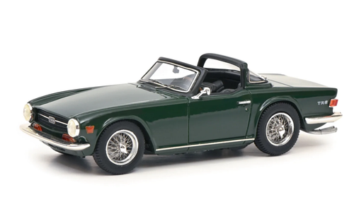 1/43 Schuco 1968-1976 Triumph TR6 Roadster (British Racing Green) Car Model