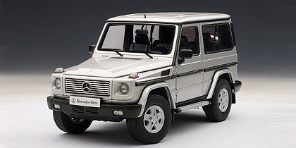 AUTOart 1/18 Mercedes Benz G-Wagon Brilliant Silver metallic