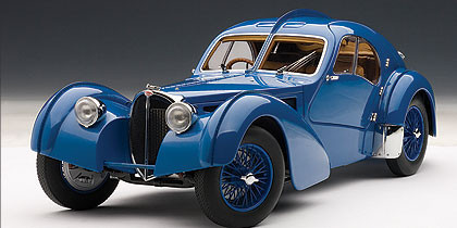 Miniature Bugatti 44 1928 Bleue, échelle 1/43, Collection Ma Collectionn N°38