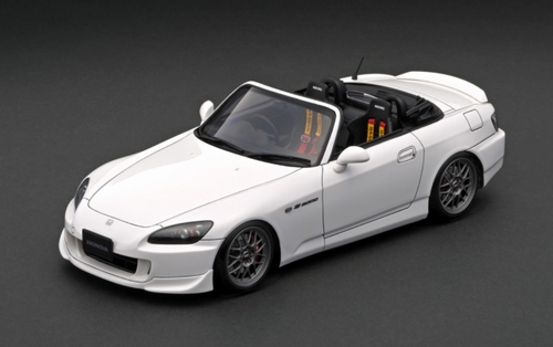 1/18 Ignition Model Honda S2000 (AP2) White - LIVECARMODEL.com