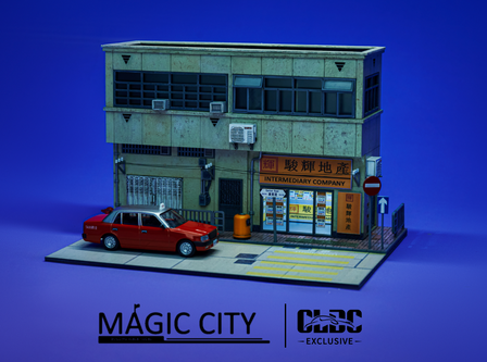 1/64 Magic City Hong Kong Canton Road Street Diorama (car