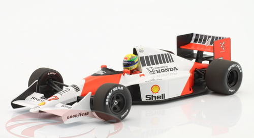 1/18 Minichamps 1990 Formula 1 Ayrton Senna McLaren MP4/5B #27