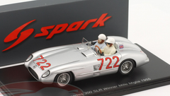 1/43 Spark 1955 Mercedes-Benz 300 SLR #722 winner Mille Miglia Daimler Benz AG Stirling Moss, Denis Jenkinson Car Model