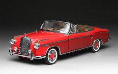 1/18 Sunstar 1960 Mercedes-Benz 220 SE 220SE Cabriolet (Red) Diecast Car Model