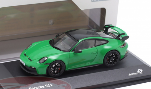 1/43 Solido 2022 Porsche 911 (992) GT3 (Python Green) Diecast Car Model ...