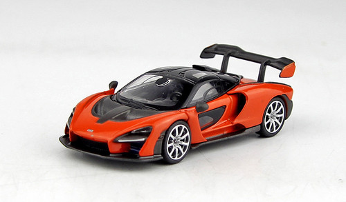 1/64 TSM Mini GT McLaren Senna (Orange) Diecast Car Model