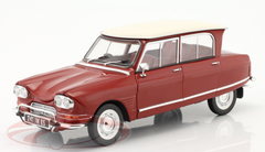 1/18 Norev 1968 Citroen Ami 6 Club (Corsair Red) Diecast Car Model