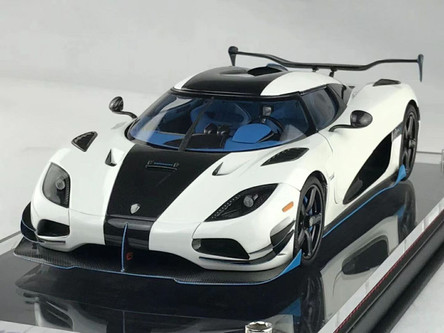 1/18 Frontiart FA Koenigsegg Agera RS1 (White) Fully Open Car