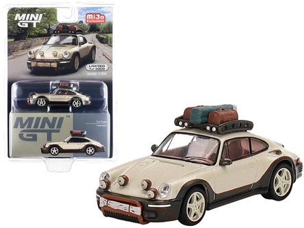 1/64 Mini GT Porsche RUF Rodeo Presentation Gold Metallic and