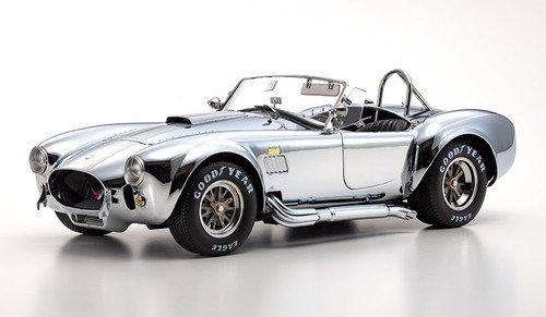 1/12 Kyosho Shelby Cobra 427 S/C (Chrome Silver) Diecast Car Model 