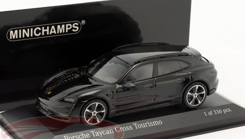 1/43 Minichamps Porsche Taycan Cross Turismo Turbo S (Black) Car