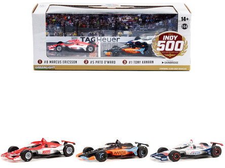 グリーンライト2022 インディアナポリス500 ポディウム　3カーセット 106th Indianapolis 500