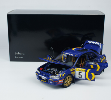 1/18 Kyosho #5 1995 Subaru Impreza Monte Carlo Drivers Carlos