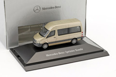 1/87 Dealer Edition Mercedes-Benz Sprinter Kombi (Pearl Silver Metallic) Car Model