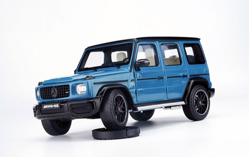 ミニチャンプス1/18メルセデスAMG G63 ブルー 300台限定 開閉 1/18 Minichamps Mercedes-Benz G-Class G63 AMG (Blue) Diecast Car