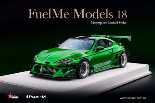 1/18 Fuelme Toyota 86 Rocket Bunny Pandem V3 (Racing Green