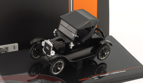 1/43 Ixo 1925 Ford T Runabout (Black) Car Model - LIVECARMODEL.com