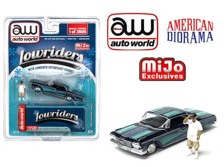 1/64 Auto World 1962 Chevrolet Impala SS Lowrider With Figure