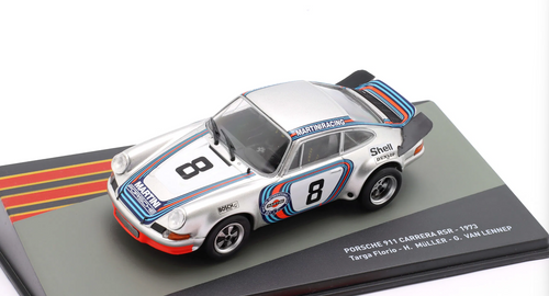 1/43 Altaya 1973 Porsche 911 Carrera RSR #8 Winner Targa Florio