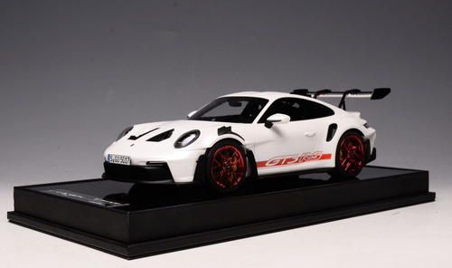 1/18 TP Timothy & Pierre Porsche 911 992 GT3 RS (White with Red