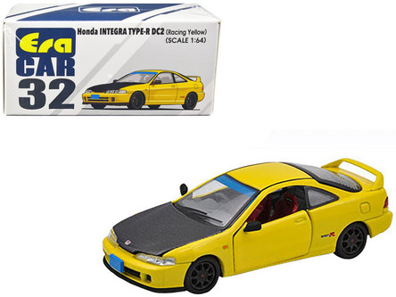 1/64 ERA Car Honda Integra Type R DC2 Racing (Yellow) Car Model