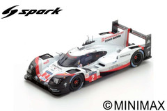 1/43 Spark Porsche 919 Hybrid No.2 Porsche LMP Team Winner 24H Le Mans 2017 T. Bernhard - E. Bamber - B. Hartley Car Model