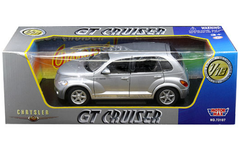 1/18 Motormax Chrysler GT Cruiser (Metalic Silver) Diecast Car Model