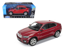 1/18 Welly BMW E71 (2008–2014) X6 (Red) Diecast Car Model