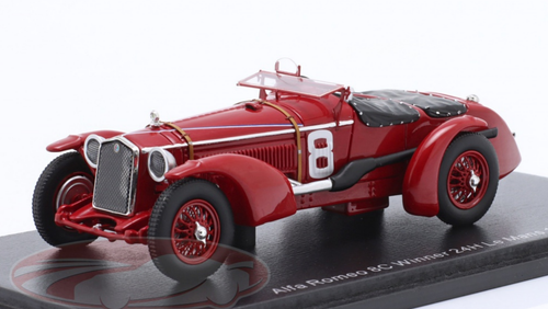 1/43 Spark 1932 Alfa Romeo 8C 2300 MM #8 Winner 24h LeMans R. Sommer  Raymond Sommer, Luigi Chinetti Car Model