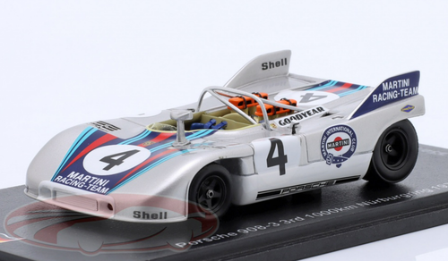 1/43 Spark 1971 Porsche 908/03 #4 3rd 1000km Nürburgring Martini