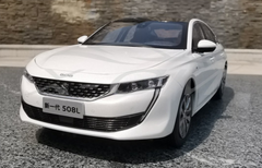 1/18 Dealer Edition 2019 Peugeot 508 508L (White) Diecast Car Model