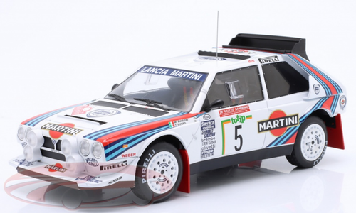 1/18 Ixo 1986 Lancia Delta S4 #5 3rd rally SanRemo Martini Lancia