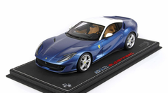 1/18 BBR Ferrari 812 Superfast Taylor Made (Blue with White Top) Resin Car Model Limited 48 Pieces