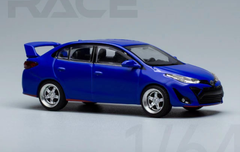 1/64 POPRACE TOYOTA GR VIOS BLUE Diecast Car Model