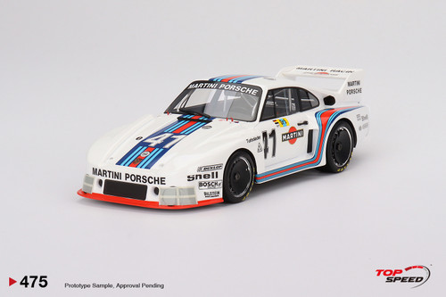 1/18 Top Speed 1977 Porsche 935/77 #41 Martini Racing Le Mans 24 Hrs. Car  Model