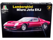 Skill 2 Model Kit Lamborghini Miura Jota SVJ 1/24 Scale Model by Italeri