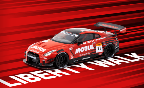 1/43 Tarmac Works LB-WORKS NISSAN GT-R R35 type 2 Motul Diecast Car Model