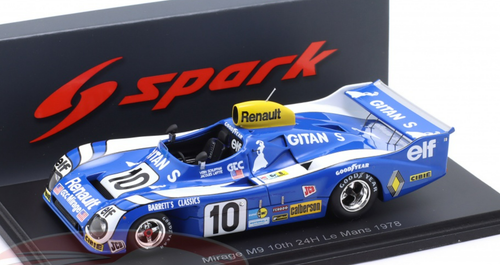 1/43 Spark Mirage M9 No.10 10th 24H Le Mans 1978 V. Schuppan - S