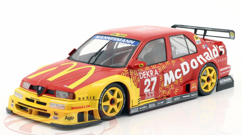 1/18 Werk83 1995 Markku Alen Alfa Romeo 155 V6 TI #27 McDonald's DTM ITC  Helsinki Car Model