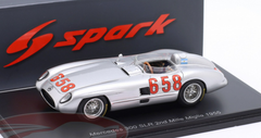 1/43 Spark 1955 Mercedes-Benz 300 SLR #658 2nd Mille Miglia Daimler Benz AG Juan Manuel Fangio Car Model