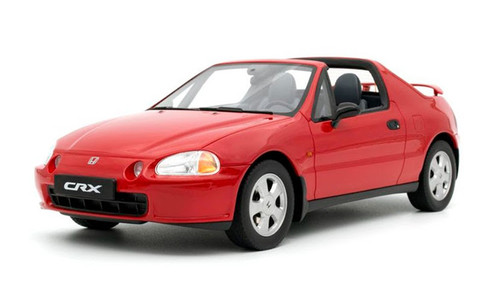 OTTO 1/18 ホンダ CR-X VTI デルソル 1995 (レッド) 1/18 OTTO 1995 Honda Civic CRX VTI Del Sol (Red) Resin Car