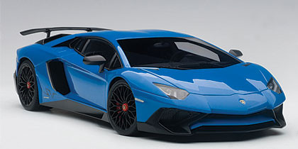 1/18 AUTOart Lamborghini Aventador LP750-4 SV (Blu Lemans Blue