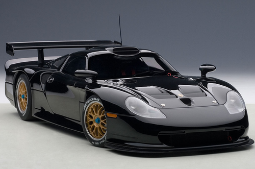 1/18 AUTOart 1997 PORSCHE 911 GT1 PLAIN BODY VERSION (BLACK