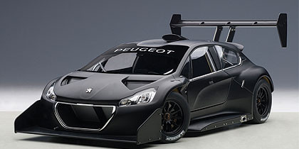 1/18 AUTOart PEUGEOT 208 T16 PIKES PEAK RACE CAR 2013 PLAIN COLOR