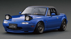 1/18 Ignition Model  Mazda MX-5 Eunos Roadster (NA) Blue