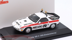 1/43 Schuco Porsche 928 S ONS Safety Car (White & Red) Car Model