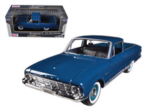 1960 Ford Falcon Ranchero Pickup Blue 1/24 Diecast Car Model by Motormax