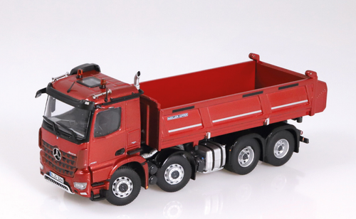 1/50 NZG Mercedes-Benz Arocs 8x4 Meiller Tipper (Red Metallic